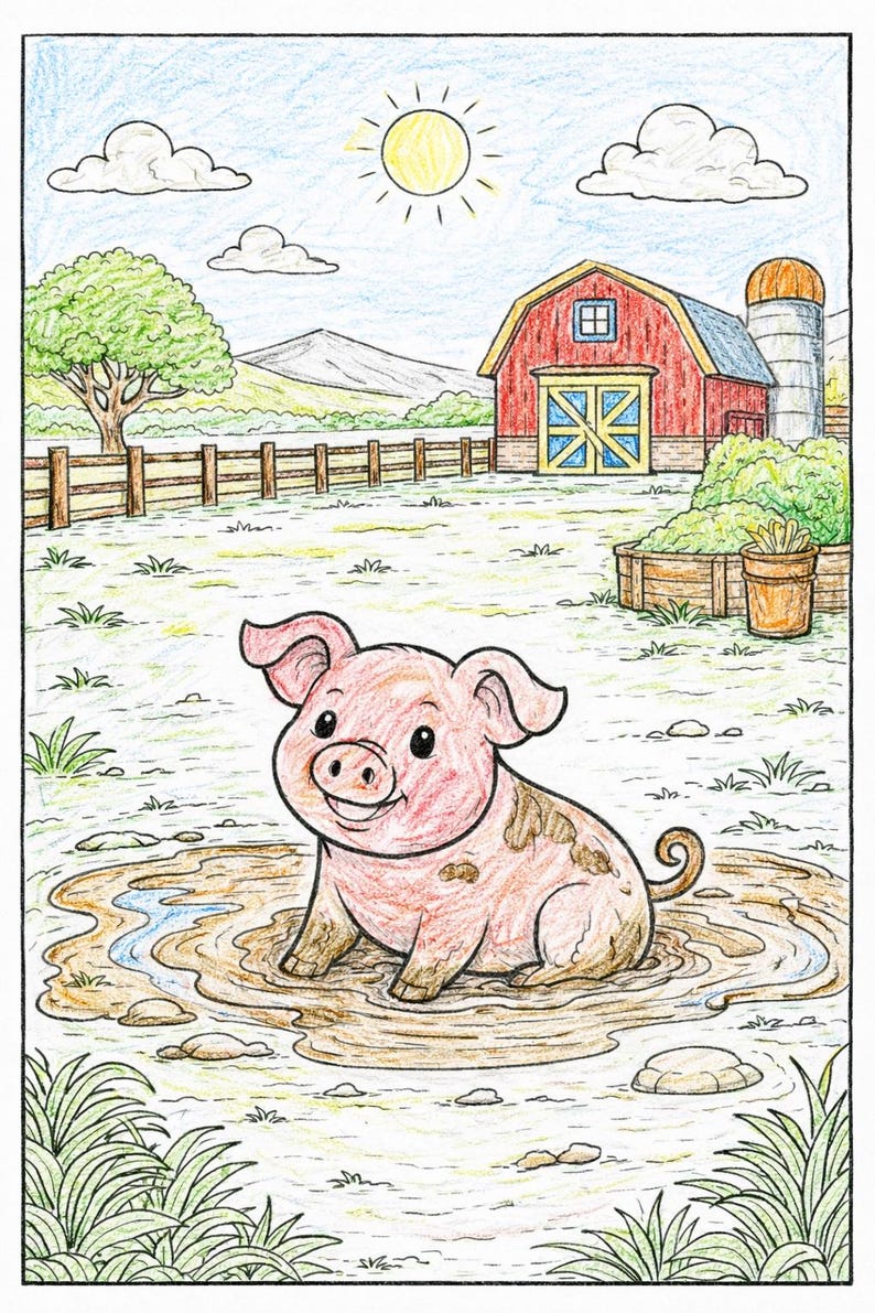 Animal Habitats Coloring Book for Kids (printable PDF) - Etsy