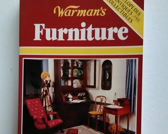 Huge volume Warman's antique furniture guide book. Chippendale, Queen Anne, mid century modern, etc. complete guide with photos!