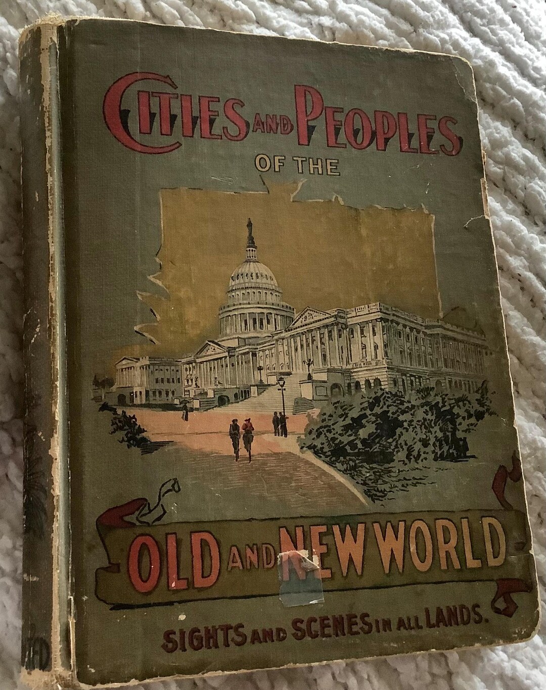 Antique Book: Cities and Peoples of Old New World, Signed 1899 Edition ...