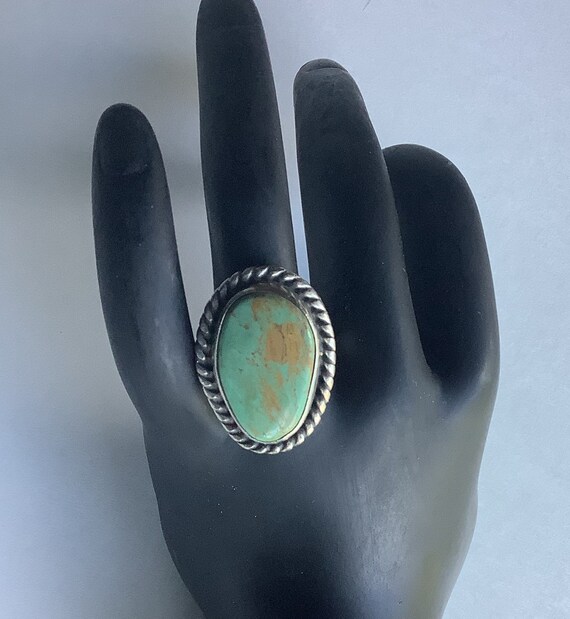 Vintage southwest silver turquoise women’s state … - image 2