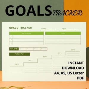 Stapsgewijze doelenplanner Productiviteitstracker Zelfzorgplanner Maandelijkse dagplanner Gestructureerde planning