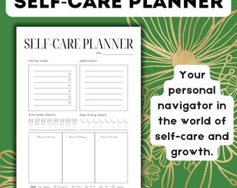 Vision Board Monthly Planner PDF | Step-by-Step Goal Planner Productivity Chart | Self Care Tracker Achievement List Success Roadmap