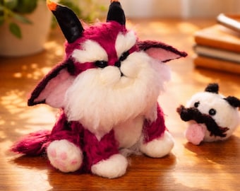 Furyhorn TFT - Fanart realizzata a mano - Figura in feltro ad ago