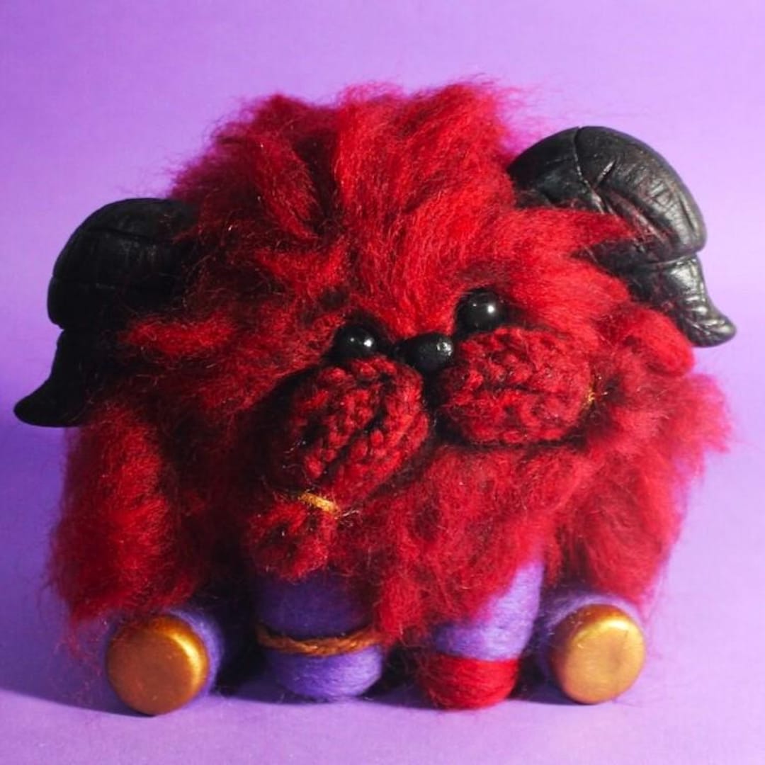 Ornn Poro Plushie | Needle Felted League of Legends Figure - Etsy