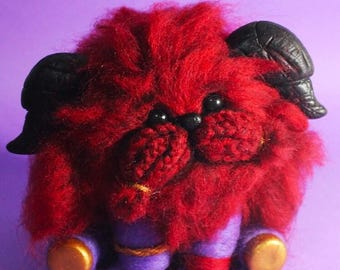 Ornn Poro Plushie | Needle Felted League of Legends Figure