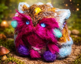 Chibi Elderwood Ornn | League of Legends Fanart | All chromas | Needle Felted