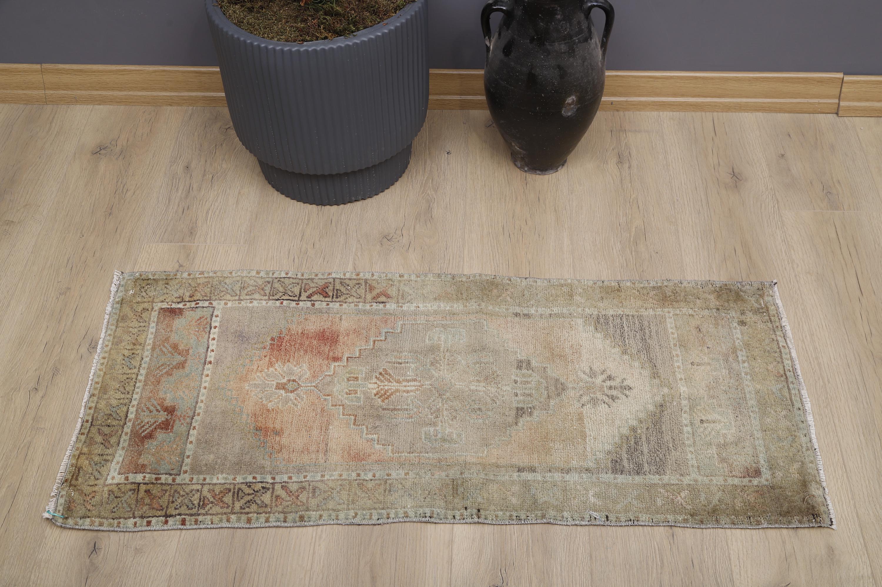 Vintage Turkish Oushak Wool Rug - 3.7 X 1.6 Ft - Etsy Vintage Turkish Oushak Wool Rug - 3.7 X 1.6 Ft - Etsy