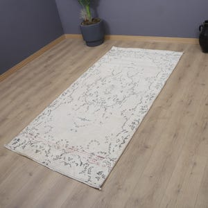 Turkish Vintage Rug, Vintage Oushak Rug, 4x7 Vintage Rug, Oushak Rug, 4x7 Turkish Rug, Area Rug, Bohemian Rug, Soft Rug,Handmade Rug,27934