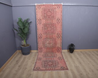 Vintage Runner, Oushak Runner,3x10 Runner Rug,Vintage Rug,Turkish Rug,3x10 Oushak Rug,Hallway Runner Rug,Natural Runner,Turkish Runner,35730