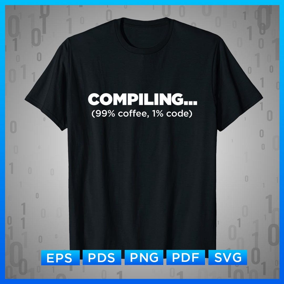 Caffeinated Compiler: Digital Download for Coffee-powered Coders - Etsy