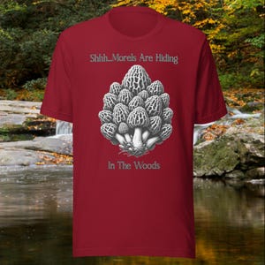 Funny Morel Mushroom Hunter T-Shirt