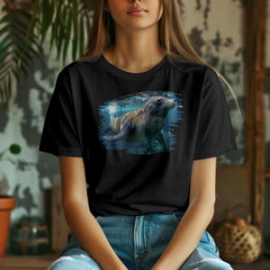 Seehund Wildlife T-Shirt: Ozean Liebhaber Geschenk, Natur Tee
