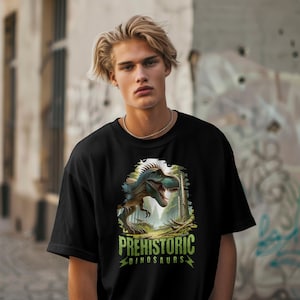 Tyrannosaurus Rex Dinosaur Tee, T-rex Unisex T-shirt, Prehistoric Dinosaurs Graphic Shirt, Dino Theme
