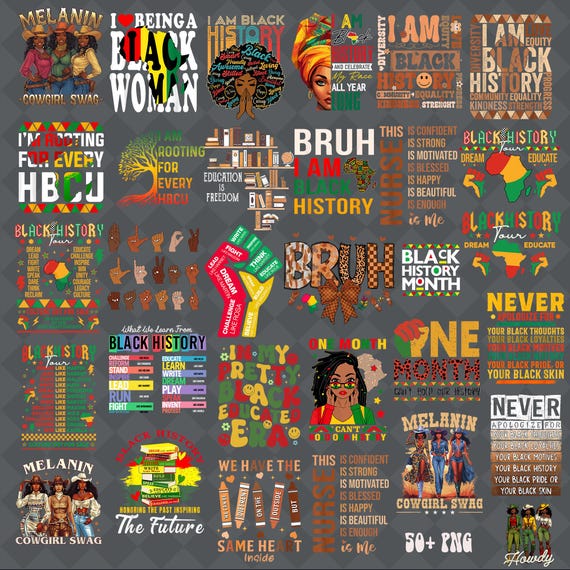 50+ Black History Month Png Bundle, Juneteenth Png Bundle, Black People, Black History Png, I'm Black History, Black History,Bundle Designs