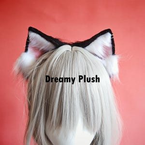 Realistic Fox Ears Headband - Faux Fur Cosplay Animal Ears for Anime Lovers, Cat Ears Hair Clip for Costume Parties & Conventions  M03