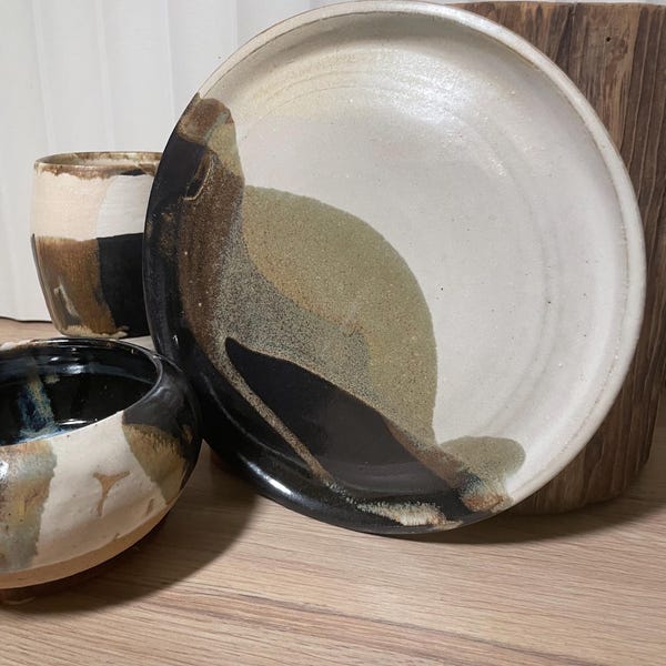 Artisan ceramic plate (seconds)