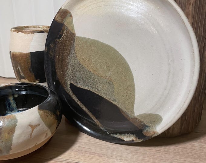 Artisan ceramic plate (seconds)