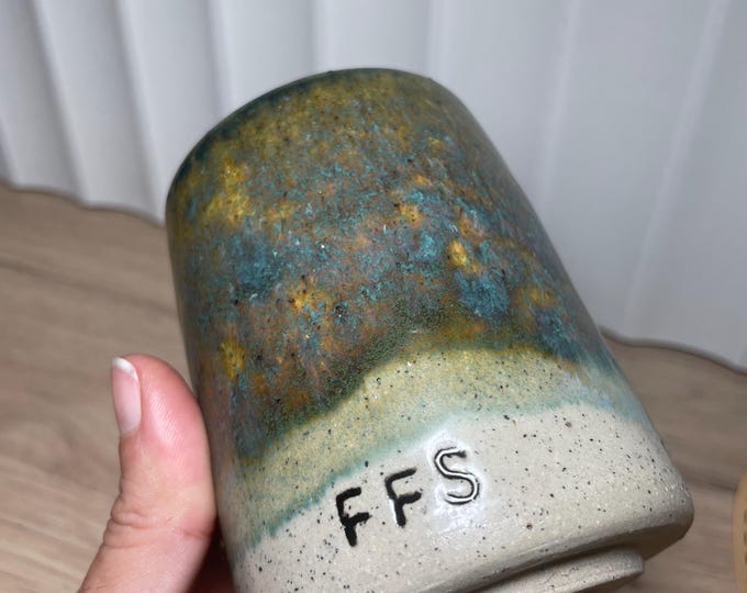 Artisan ceramic candle - FFS (Billionaire) - Sweary Range