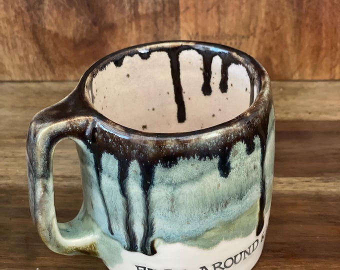 Artisan ceramic 240ml mug - F Around & Find Out