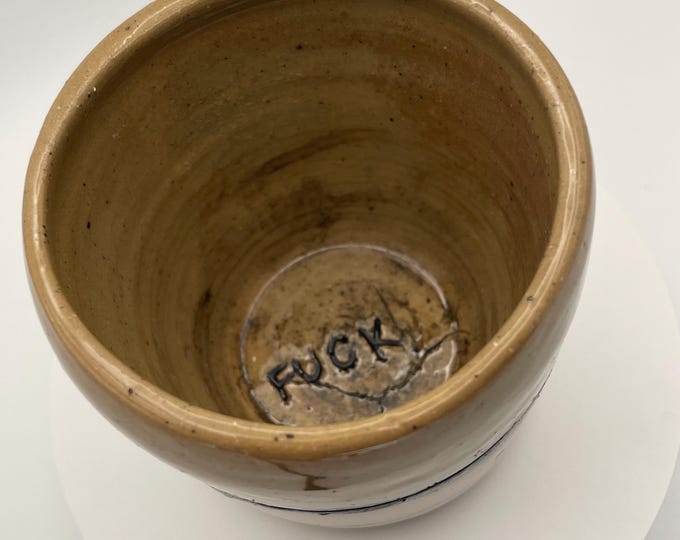 Artisan storage cup - Sweary range