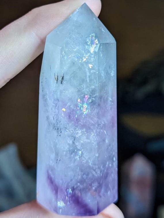 アメジストタワー 小さな幻のアメジストタワー - Etsy 日本