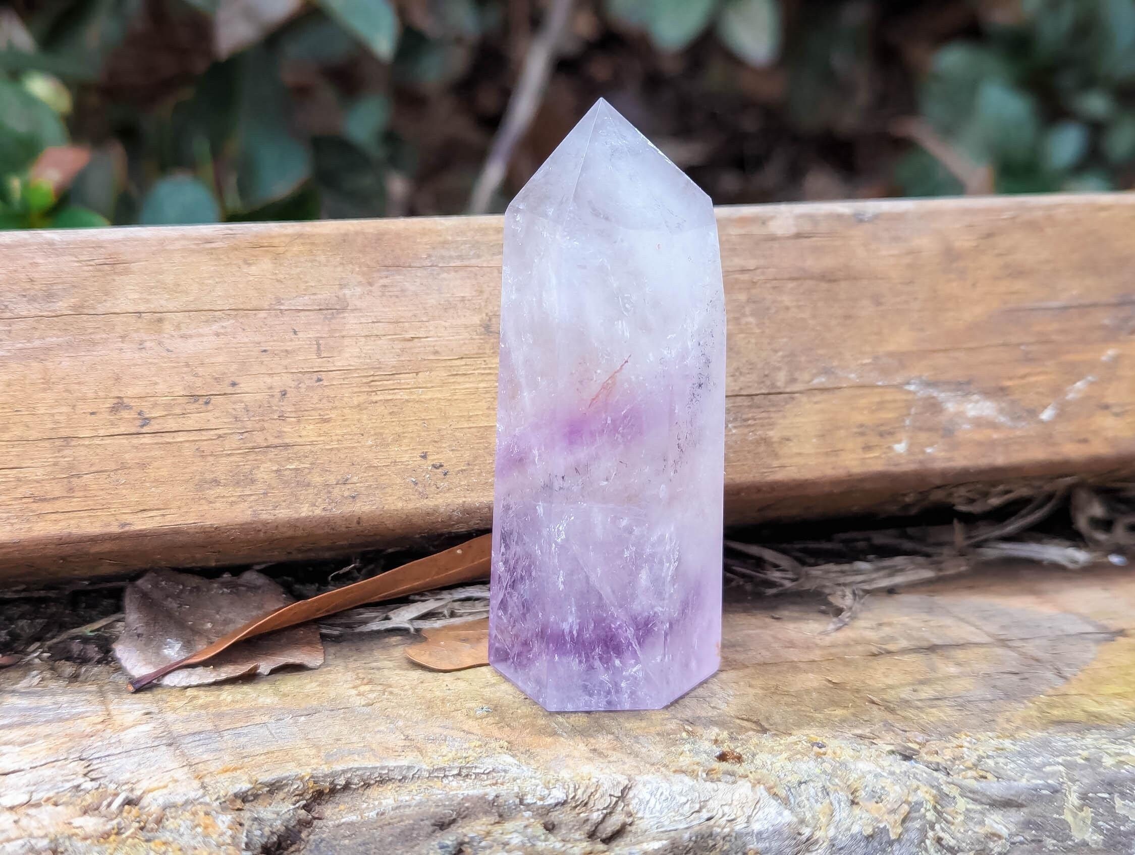 小さな幻のアメジストタワー - Etsy 日本