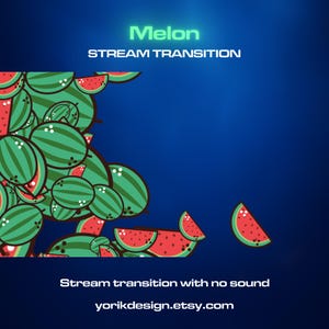 Melon Transition | OBS Stinger | Animated Stream Transition | Twitch Streamlabs Scenes Stinger | Twitch Transition