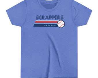 Camiseta de béisbol de manga corta personalizada para jóvenes