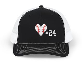 Personalized Baseball Player Number Snapback Trucker Cap
