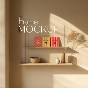 Affiche Mockup - Cadre Mockup PSD/Photoshop Carte postale 1