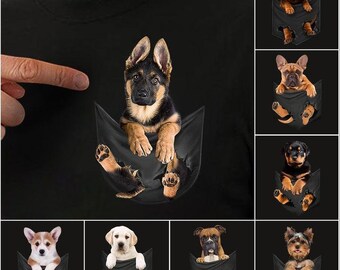 puppy pocket shirt