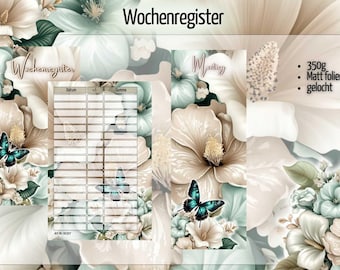 Wochenregister Soft Bloom
