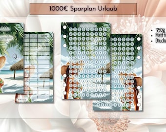 1000 Sparplan Urlaub