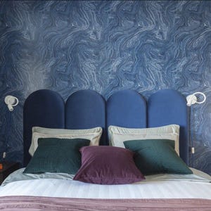 Luxury Upholstered Wall Panels, Custom Padded Headboard, Soft Acoustic Wall Art, Decorative Wall Cushion Panels, Bedroom Wall Decor
