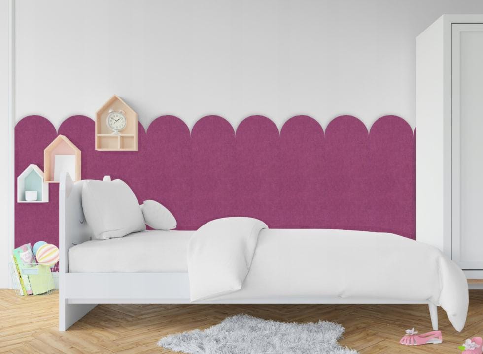 Felt Acoustic Wall Panel: Decorative Sound Dampening, Kids Room Decor