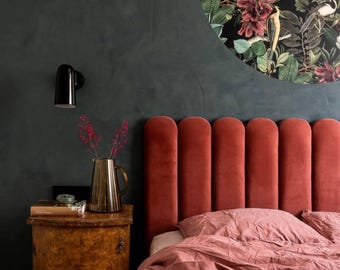 Luxury Upholstered Wall Panels – Custom Soft Padded Headboard Wall Art for Modern Bedroom Decor