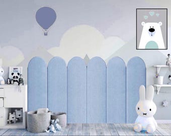 Luxury Upholstered Wall Panels – Custom Soft Padded Headboard Wall Art for Modern Bedroom Decor