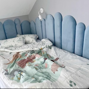 Luxury Upholstered Wall Panels, Custom Padded Headboard, Soft Acoustic Wall Art, Decorative Wall Cushion Panels, Bedroom Wall Decor