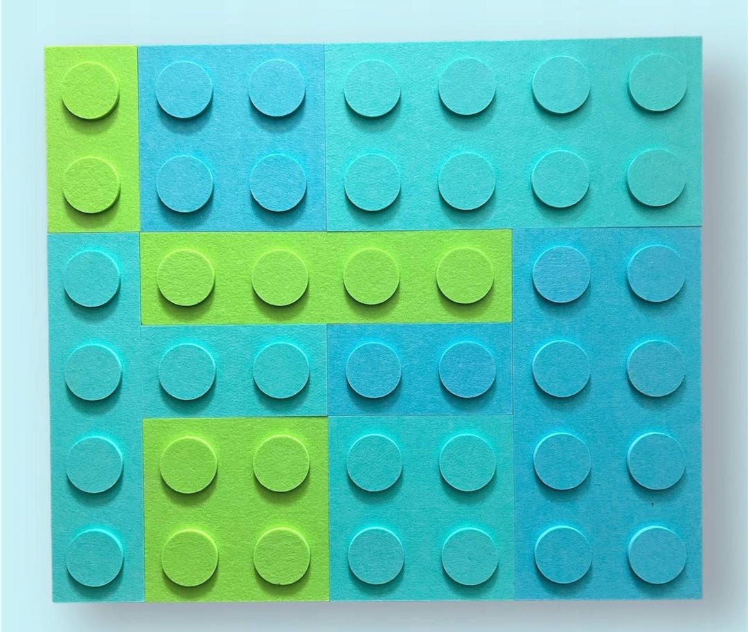 Photo inspiration: Gallery Detail: 3D Felt Block Wall Panels Eco Friendly Acoustic Decor For