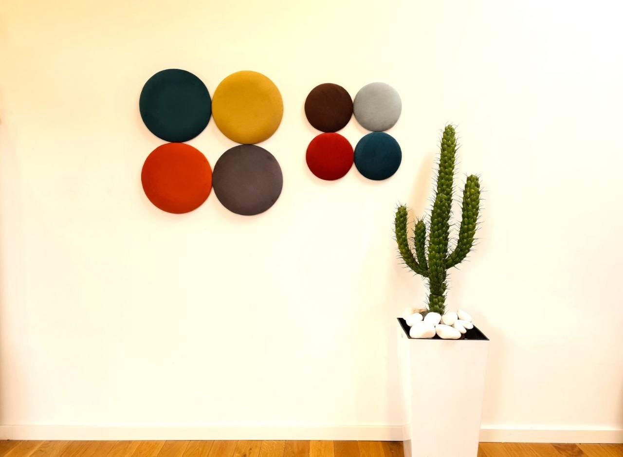 Luxury Upholstered Wall Panels, Custom Padded Headboard, Soft Acoustic Wall Art, Decorative Wall Cushion Panels, Bedroom Wall Decor