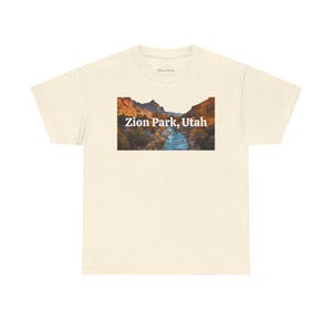 Zion Park Utah Heavy Cotton Tee