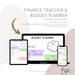 Budget Planner & Finance Organiser | Digital Expense Tracker PDF ...