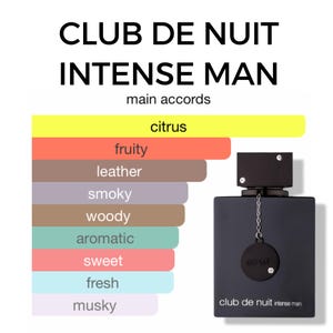 Club De Nuit Intense Man Unisex Fragrance Sample for Men Creed Aventus Clone