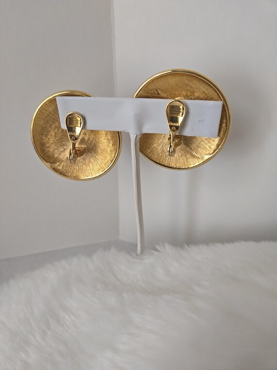 1970's Large Silver Curved Rectangular Clips In S… - image 19