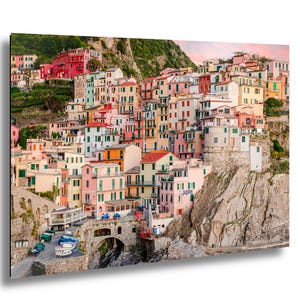Manarola Cinque Terre Print: Coastal Italian Village Photography