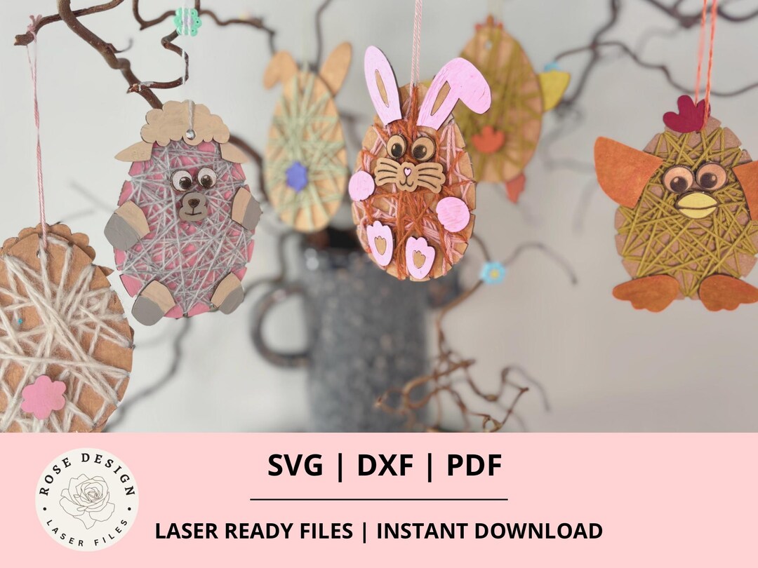 Easter DIY Kids Craft | Laser Cut| Digital Download Only | Easter DIY ...