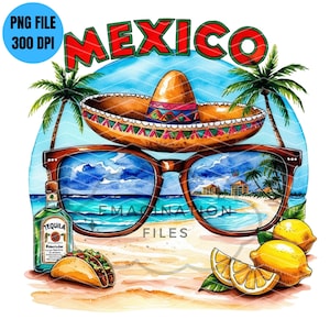 Mexico Shirt PNG Sublimation Proud Mexican Latina Women Tshirt Girls Trip Cancun Mexico Trip 2025 Mexico Bachelorette Shirt Mexico Vacation