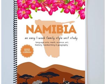 Namibia Afrika Einheit Studium - Hausschule Familienunterricht - Reisen, Mathe, Geschichte, Naturwissenschafen