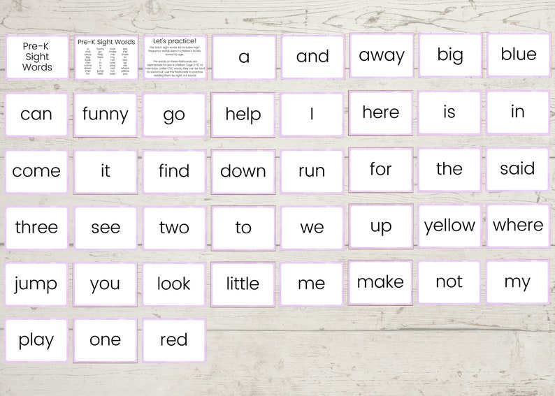 primer dolch sight words primer dolch sight words