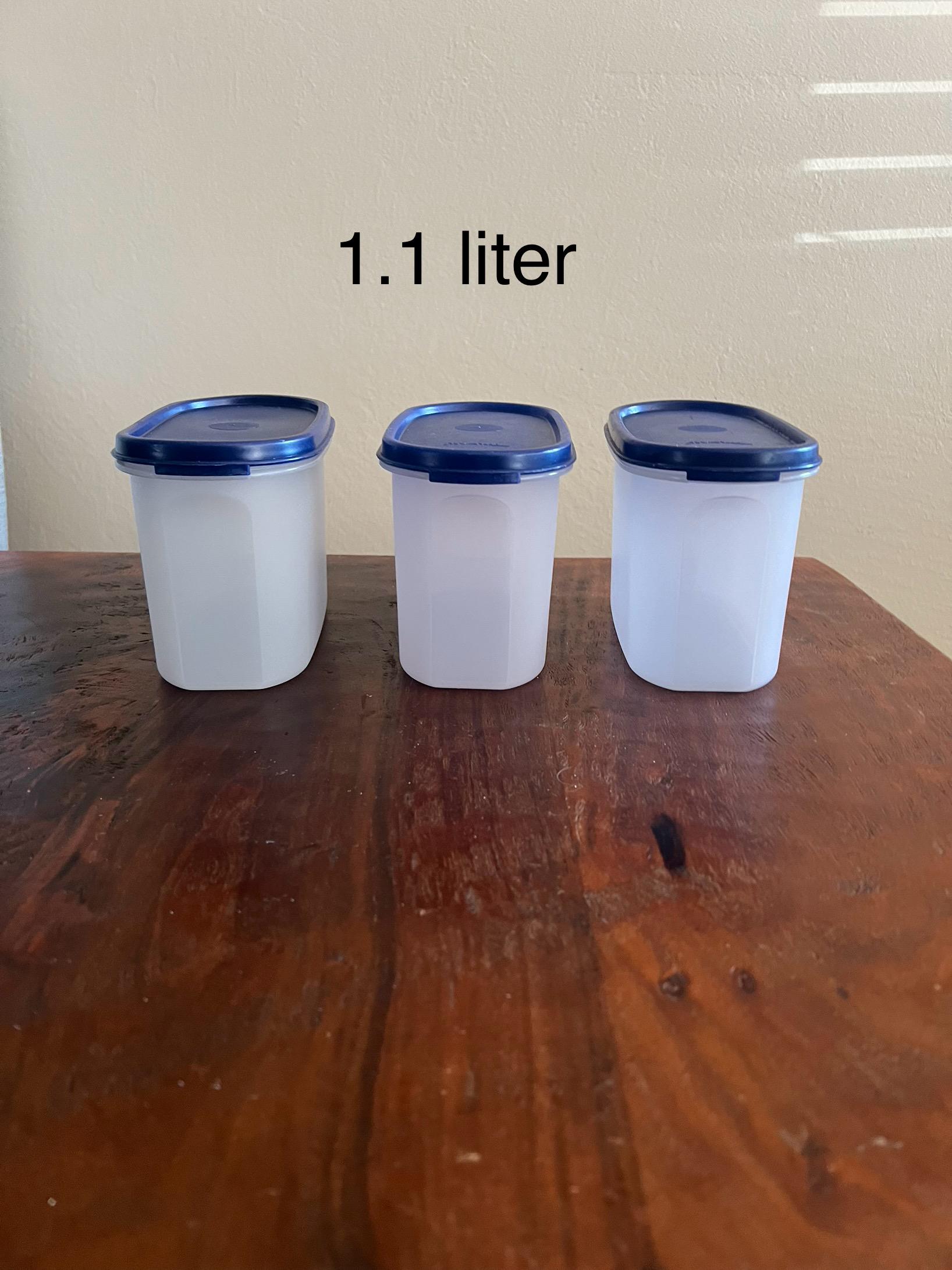 Vintage Tupperware - Modular Mates - Sapphire Blue Oval #2 - 1.1 L/4.6 ...